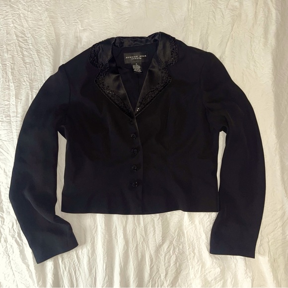 Whimsygoth Silk Cropped Cardigan/button up! - Picture 1 of 3